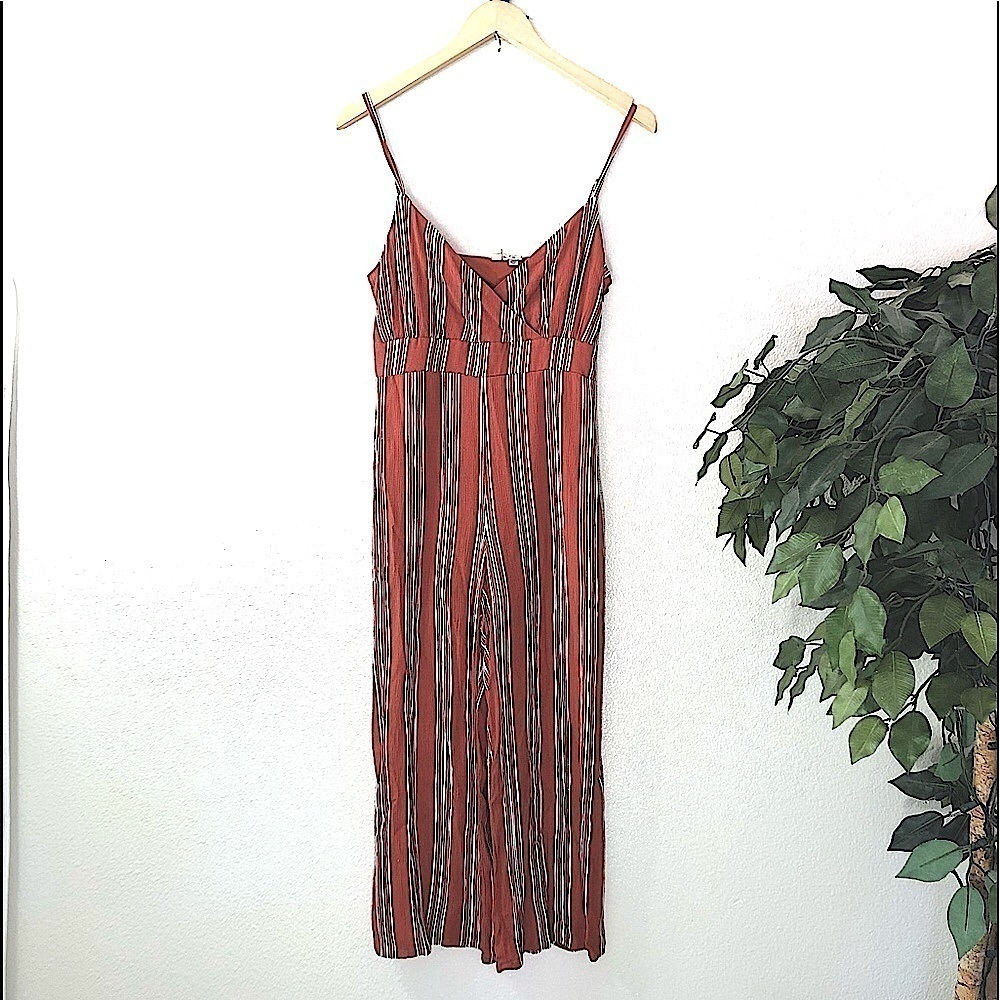 Sky & Sparrow Striped Jumpsuit